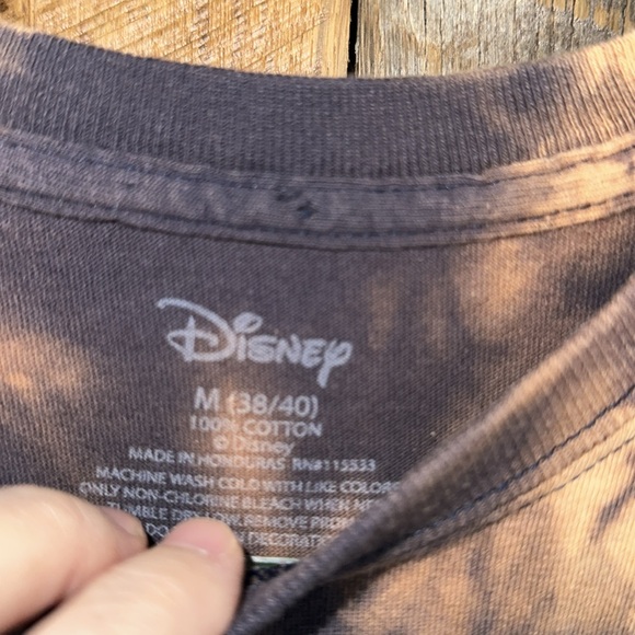 Disney Mickey Mouse Tie Dye Short Sleeve T Shirt Size Medium 100% Cotton - Picture 2 of 7